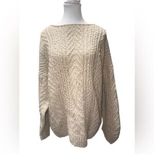 Vince Wool/Cashmere Chunky Knit Oversized Sweater - Size: M